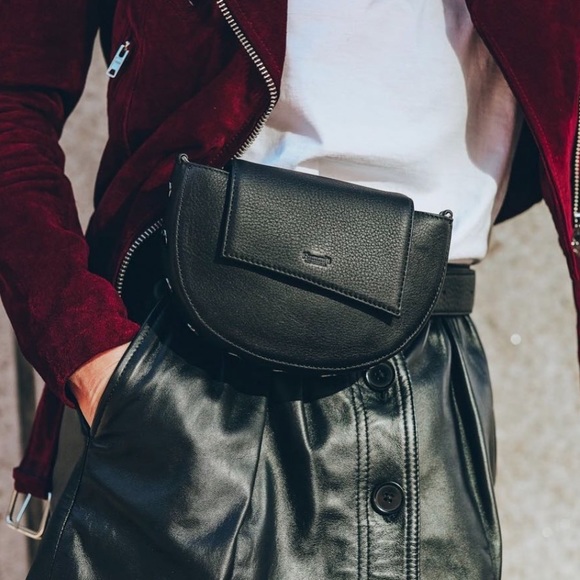 Hammitt🌼NWOT🌼Neil belt bag leather black - Picture 2 of 10